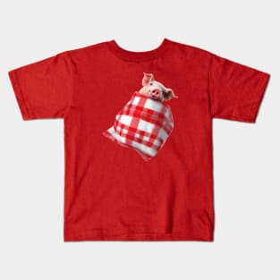 Funny Festive Pigs in Blankets Christmas Pun 3 Kids T-Shirt